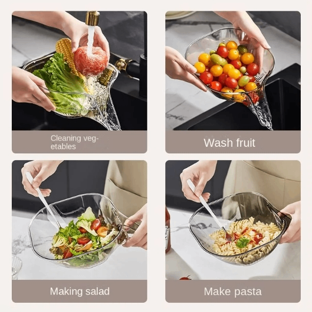 Multi-Functional Kitchen Drain Basket