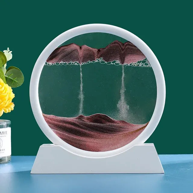 3D Moving Sand Art Hourglass
