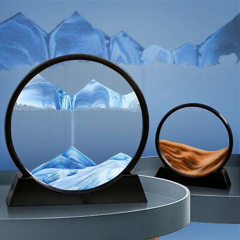 3D Moving Sand Art Hourglass
