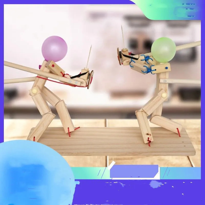 Interactive Wooden Figurines Handmade Toys