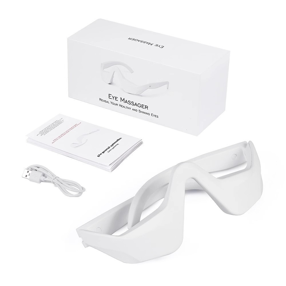 Wireless Eye Massager with Heat & Red Light