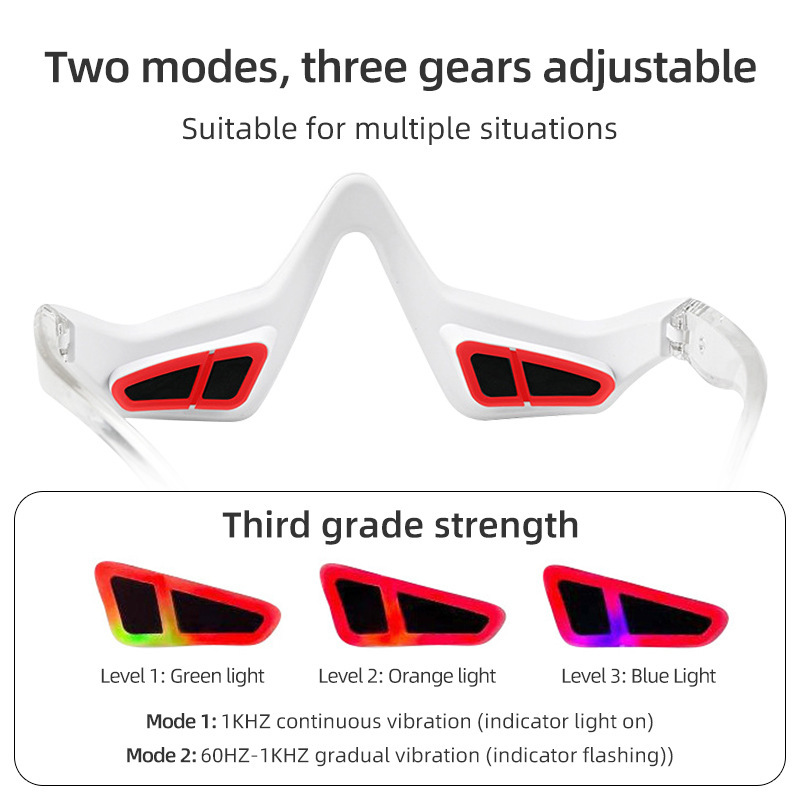 Wireless Eye Massager with Heat & Red Light
