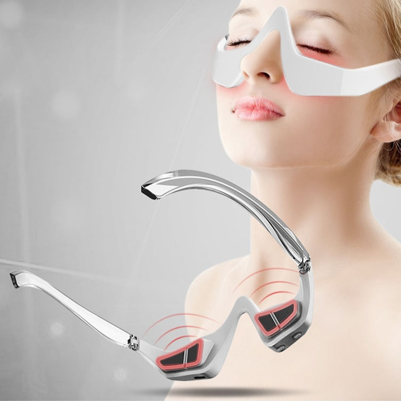 Wireless Eye Massager with Heat & Red Light