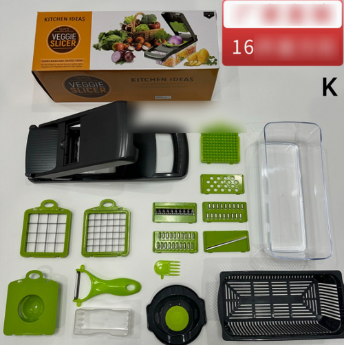 12-in-1 Manual Vegetable Chopper and Slicer Gadget